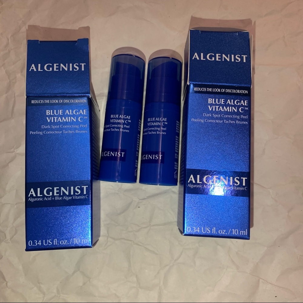 2 x Algenist blue algae peel 10ML